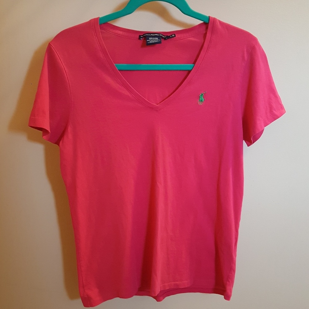 Ralph Lauren Sport Pink Tee Shirt